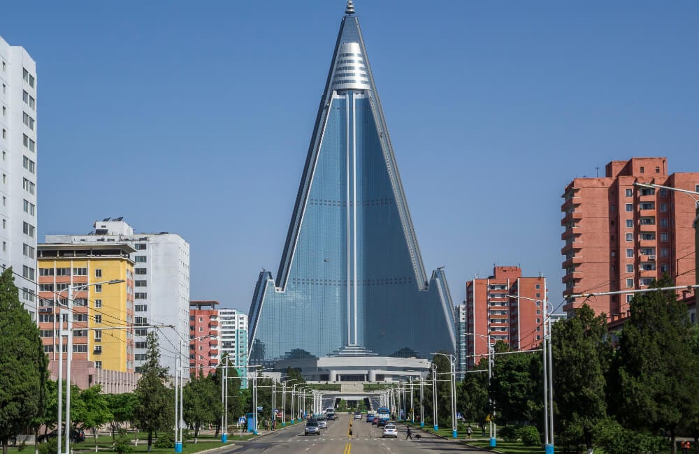 Ryugyong Hotel, North Korea ©@Torsten Pursche/Shutterstock.com